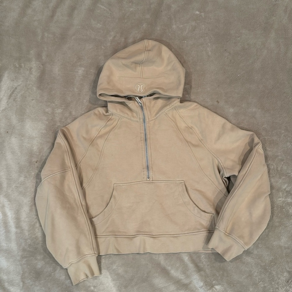 COPY - Lululemon trench XL/XXL half zip cropped scuba!